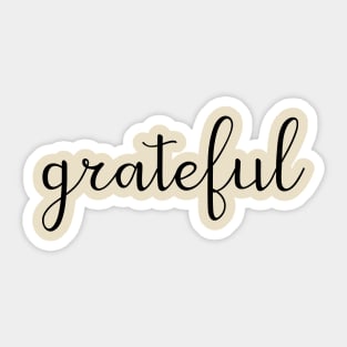 grateful Sticker